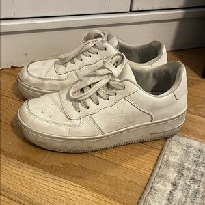 White Casual Sneakers